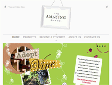 Tablet Screenshot of amazinggiftco.com